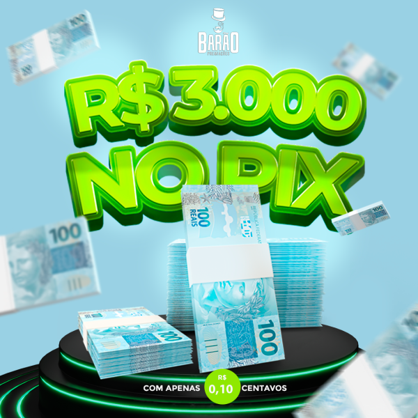 PIX PREMIADO R$3.00,00 